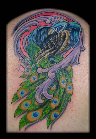 Looking for unique Tattoos? Peacock Coverup